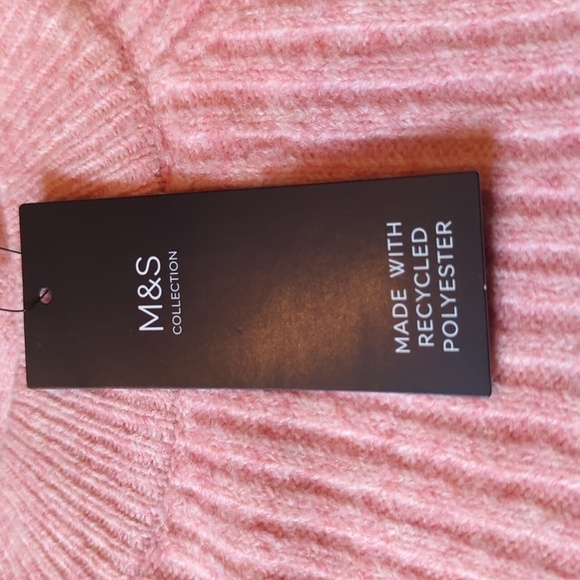 M&S Marks & Spencer Collection Pullover Knitted Jumper Sweater US XS Dusky Rose - Picture 6 of 12